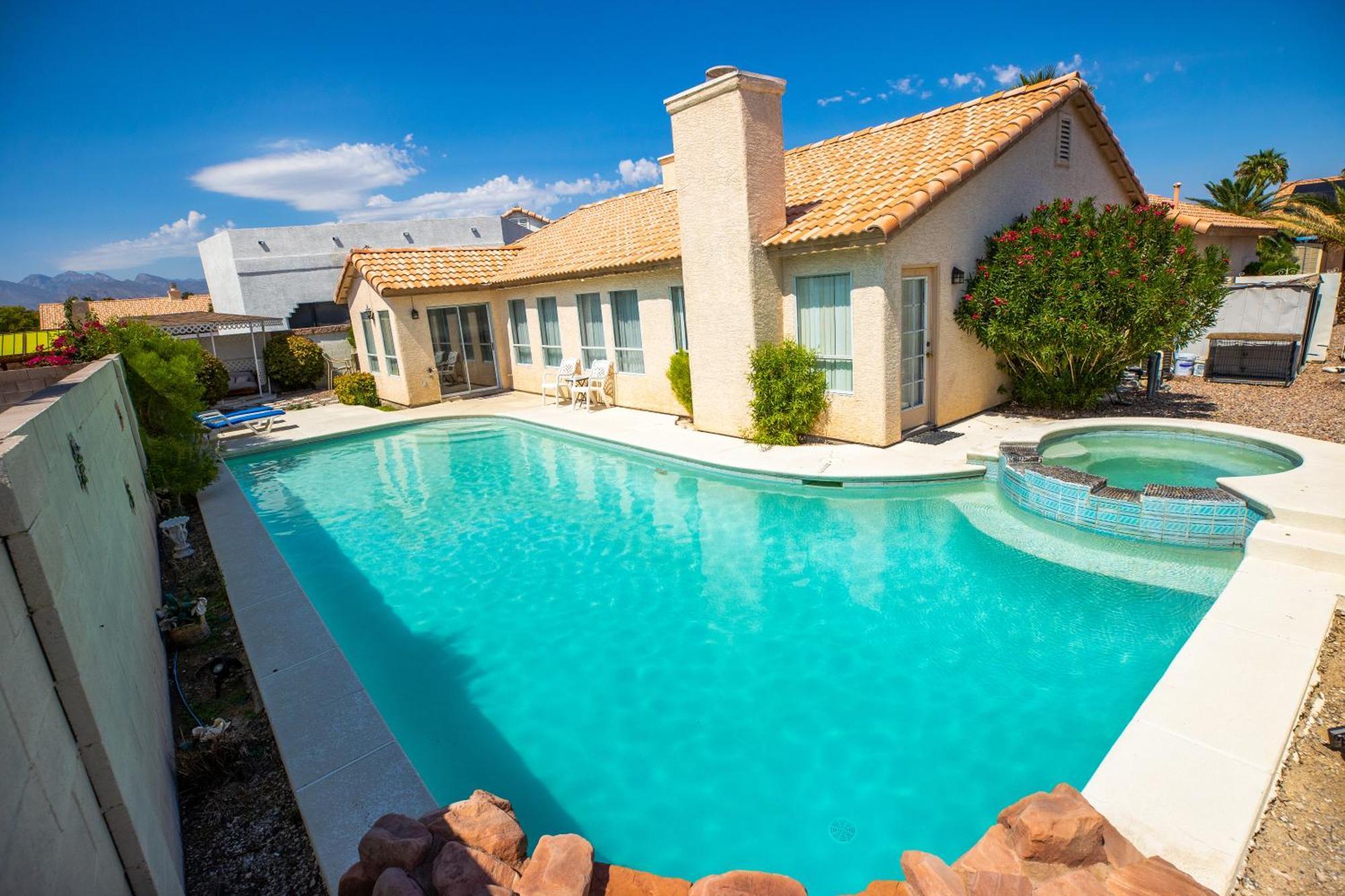 Luxury 1900 Sq Ft House Huge 46 Ft Pool & Hot Spa Las Vegas Kültér fotó